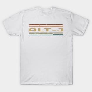 Alt-J Retro Lines T-Shirt